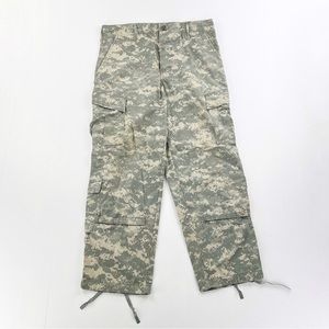 US Army Military Uniform Wind Resistant Poplin Camo Camouflage Trousers Pants